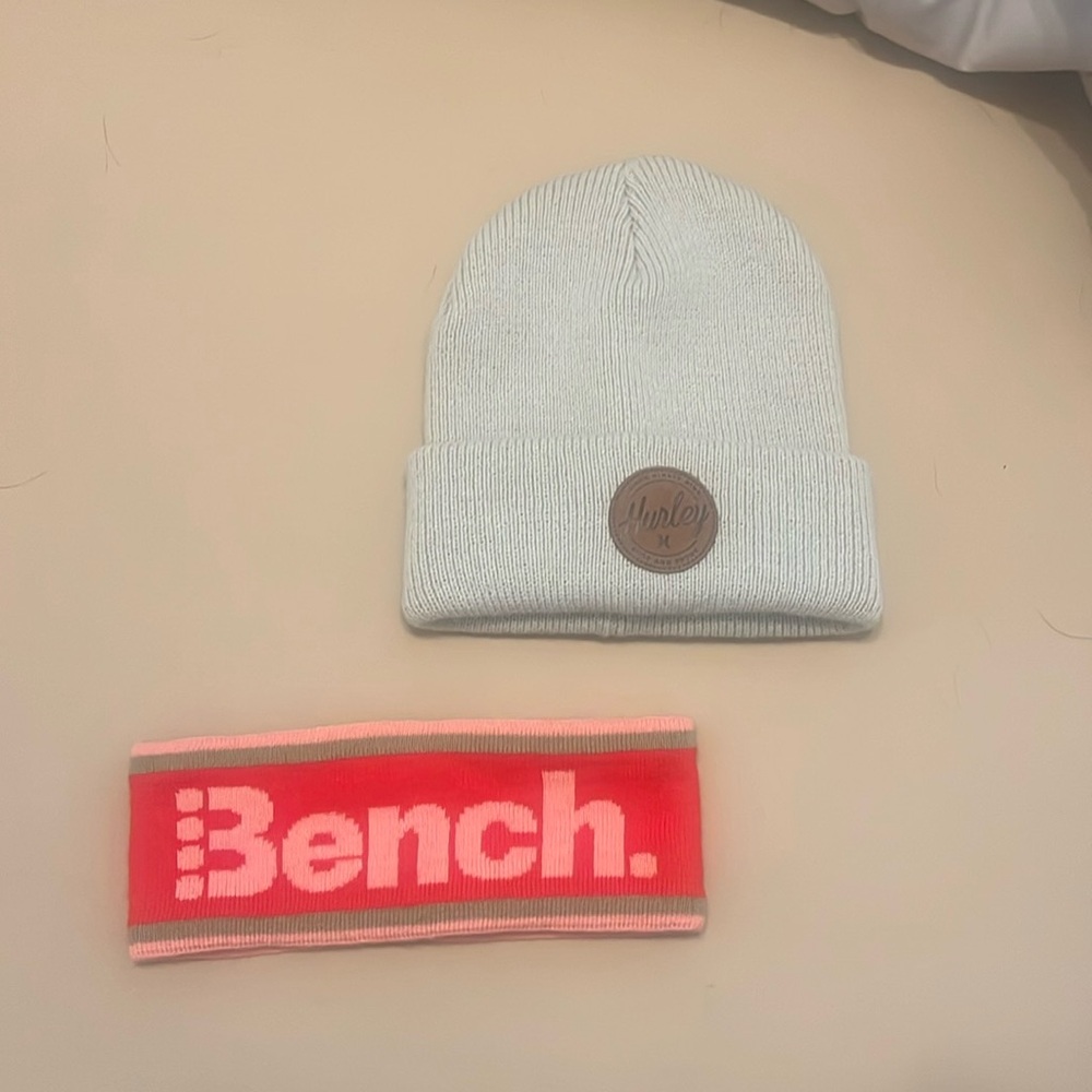 Hurley Toque and Bench Headband Set